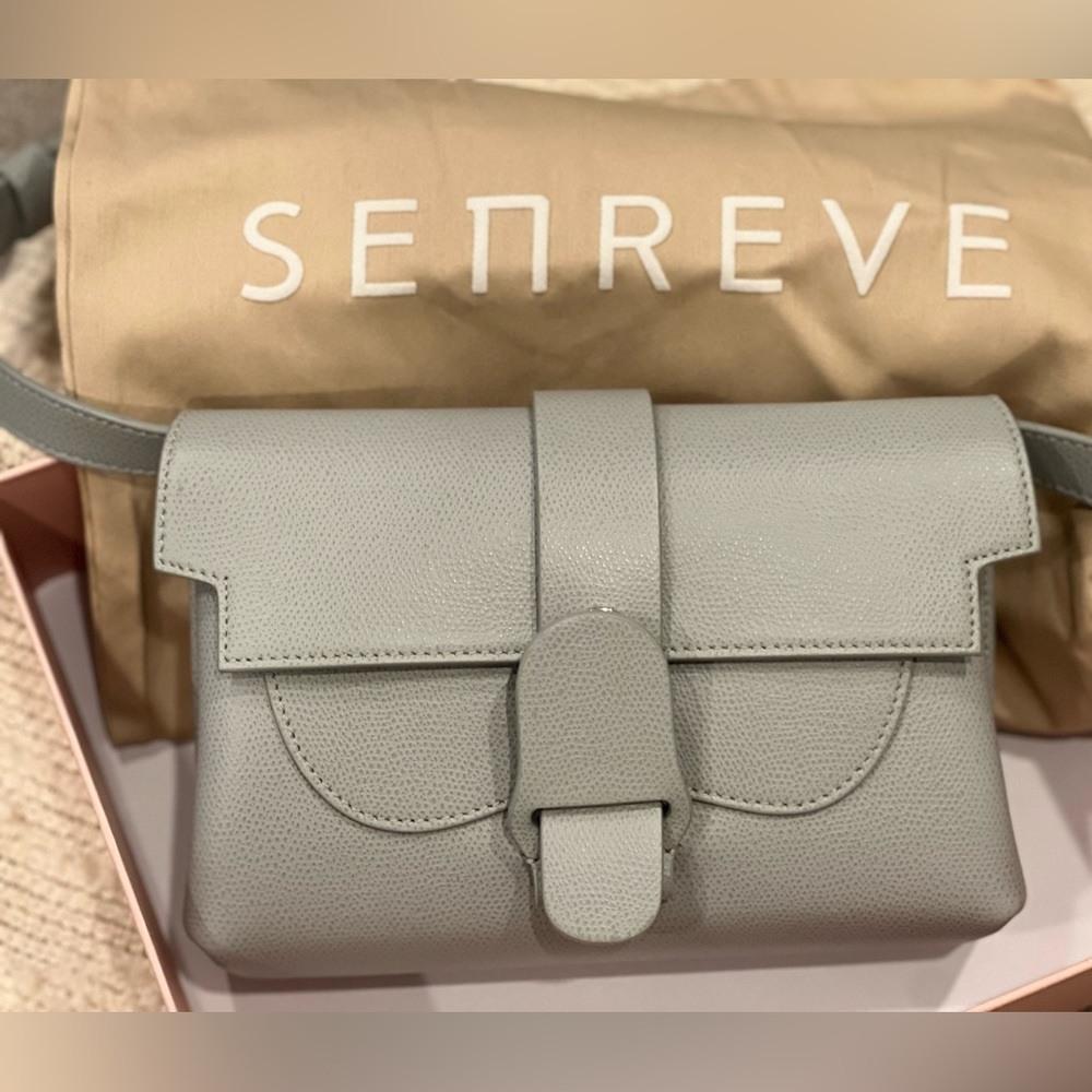 SENREVE ARIA BELT BAG PEBBLED ICE